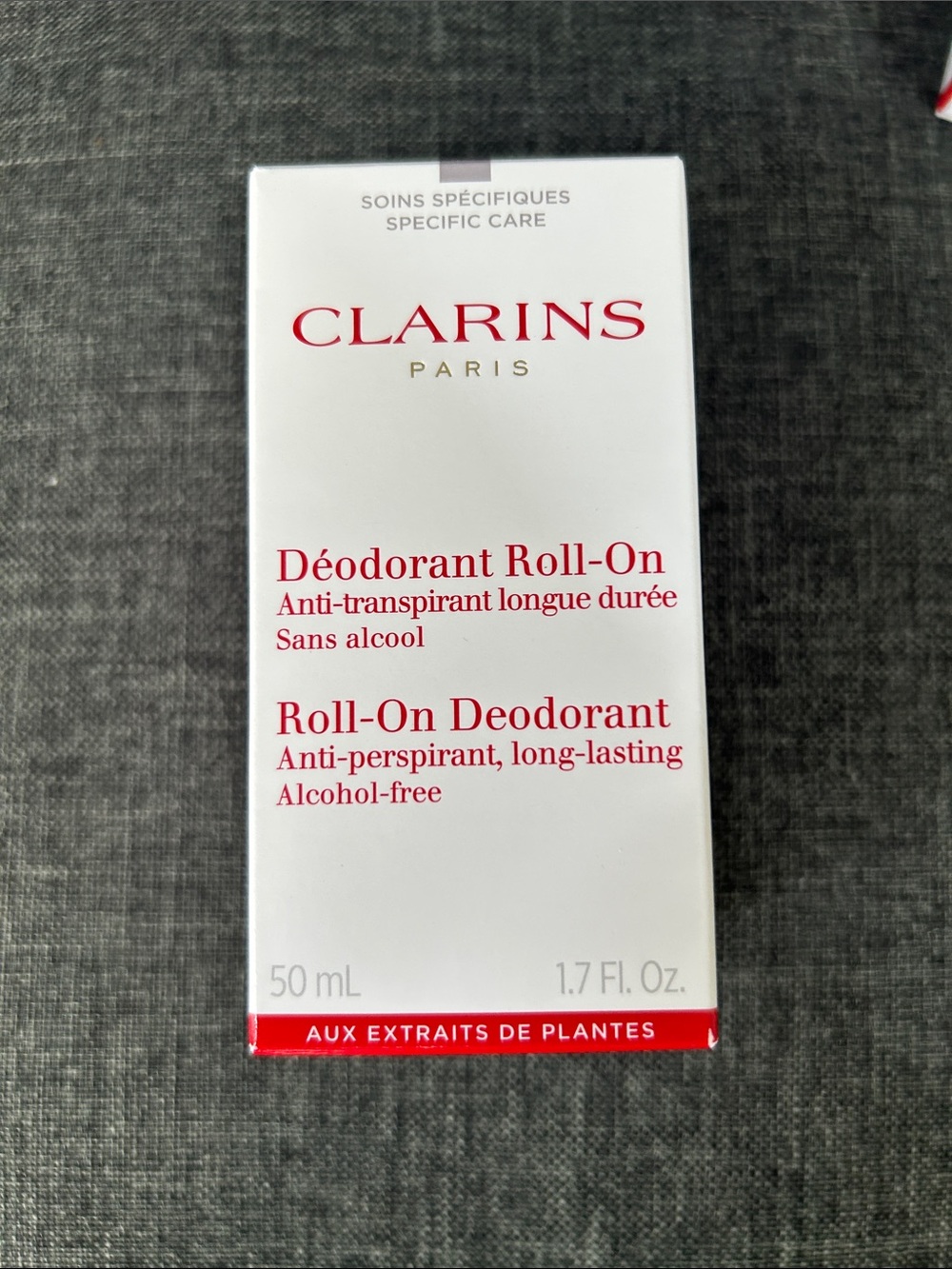 NEW 🆕 Clarins Women’s Roll-On Deodorant - Anti-perspirant, alcohol free